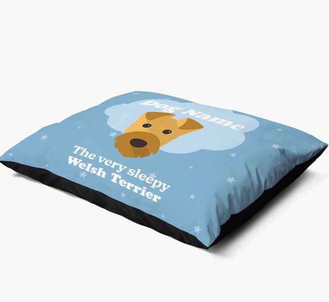 'The Very Sleepy Dog' - Personalised {breedFullName} Dog Bed